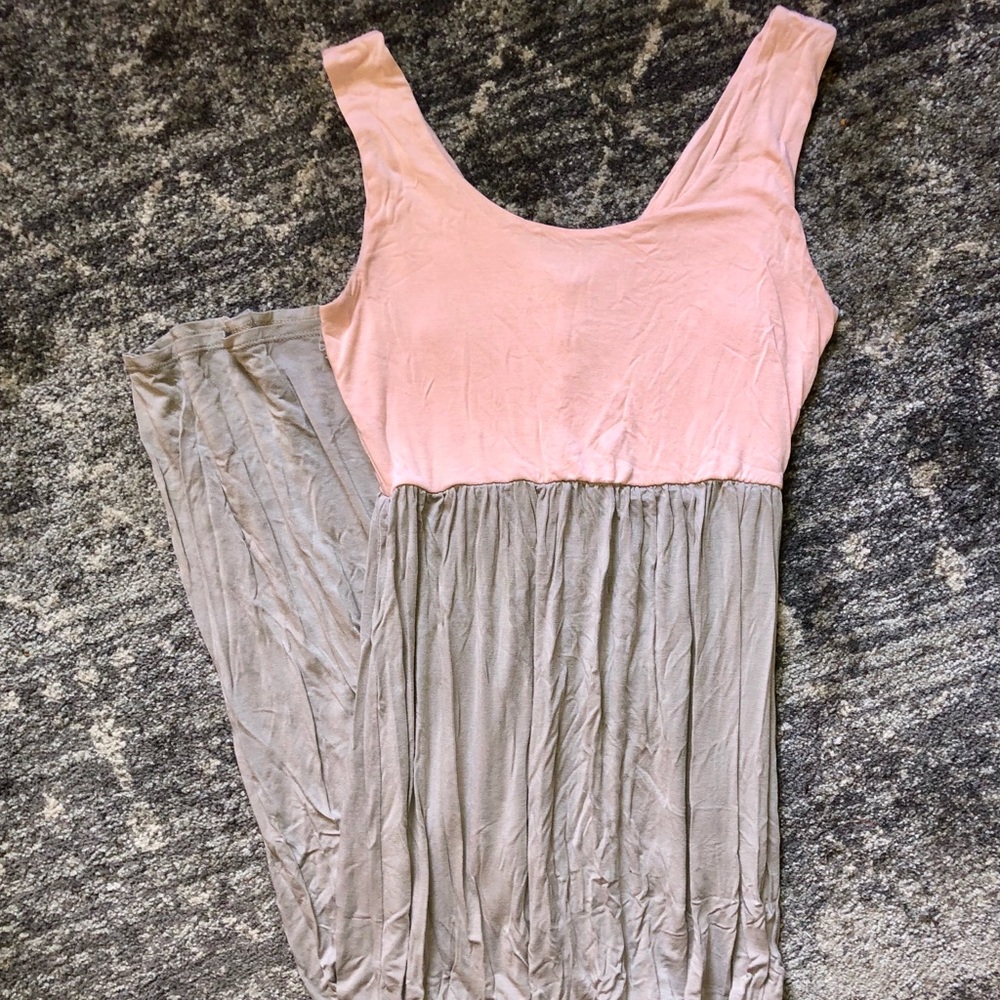 Pink Blush Maternity Dress